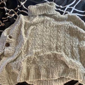 Very fuzzy and soft forever 21 turtle neck poncho
